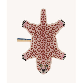 Doing Goods Pinky Leopard Rug Small