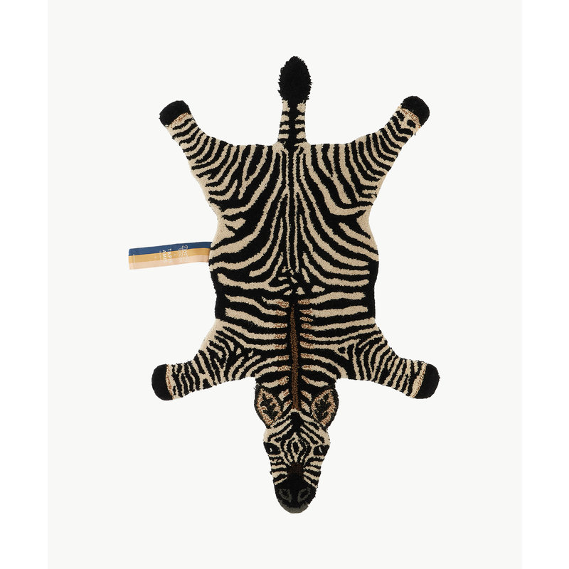 Doing Goods-collectie Gestreept Vloerkleed Stripey Zebra  Klein