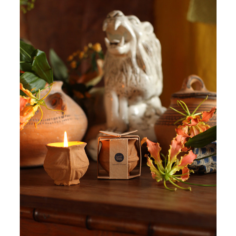 Doing Goods-collectie Geurkaars Terracotta  Mini (in geschenkverpakking)