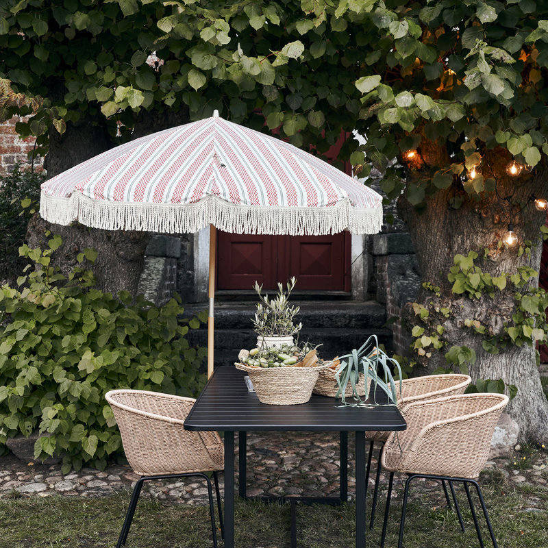 House Doctor-collectie Parasol Umbra red/green dia: 190 cm