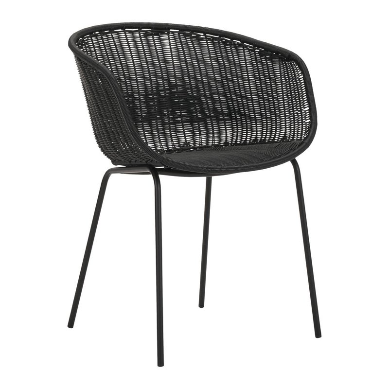 House Doctor-collectie Fauteuil Hapur zwart