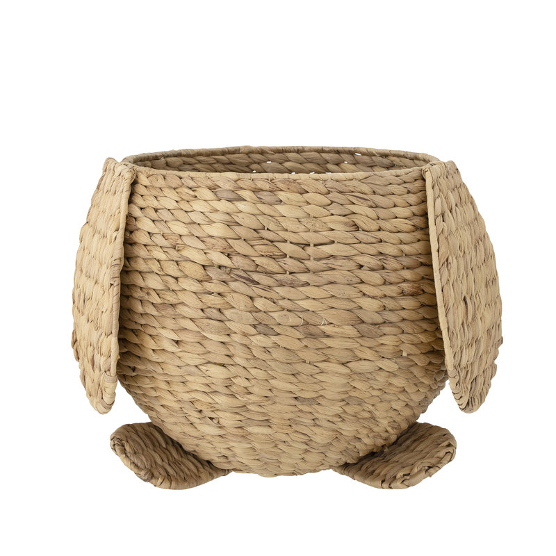 Bloomingville-collectie Pingo Basket w/Lid, Nature, Water Hyacinth