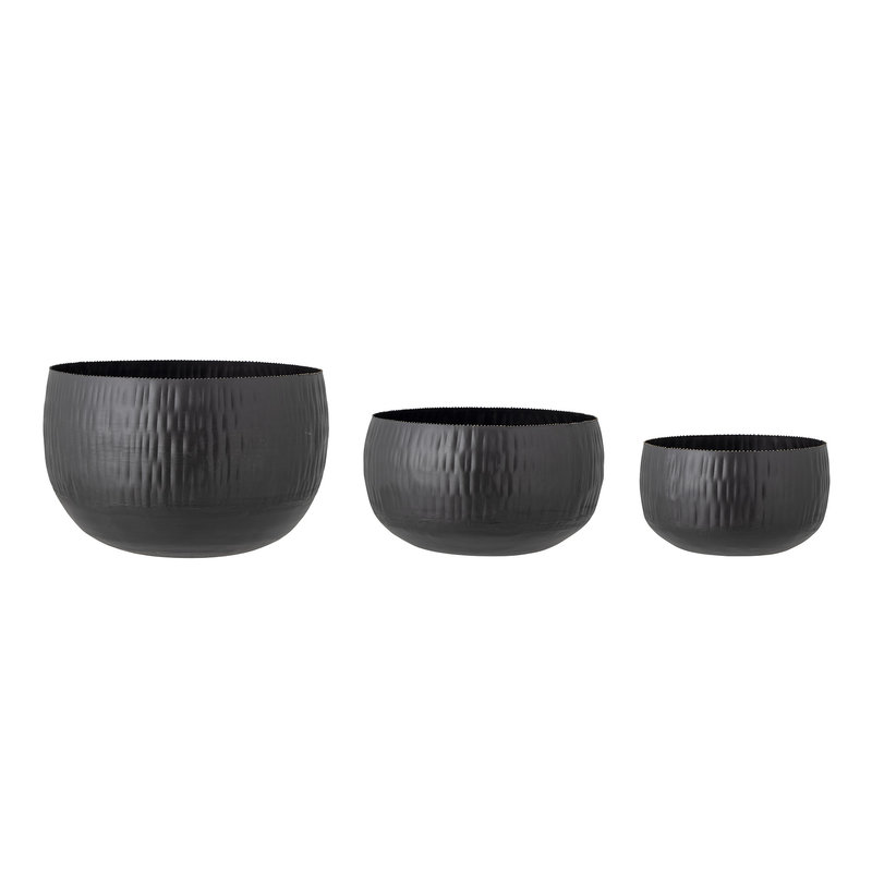 Bloomingville-collectie Abisha Flowerpot, Black, Iron