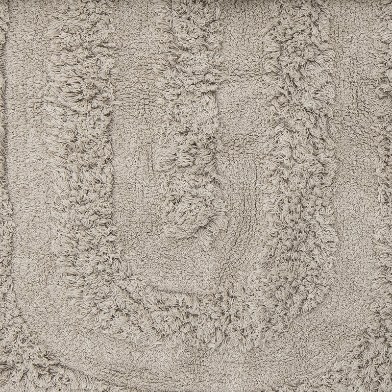 Bloomingville-collectie Katoenen vloerkleed Turi naturel 200x140 cm
