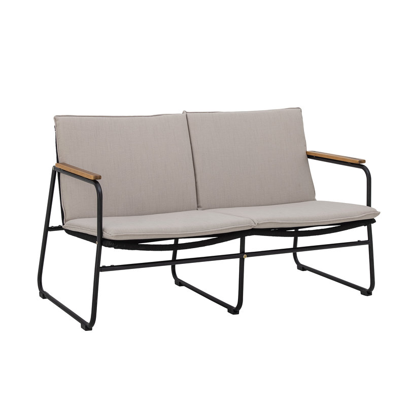 Bloomingville-collectie Hampton Sofa, Black, Metal