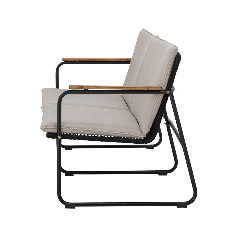 Bloomingville-collectie Hampton Sofa, Black, Metal