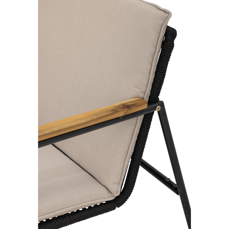 Bloomingville-collectie Hampton Sofa, Black, Metal