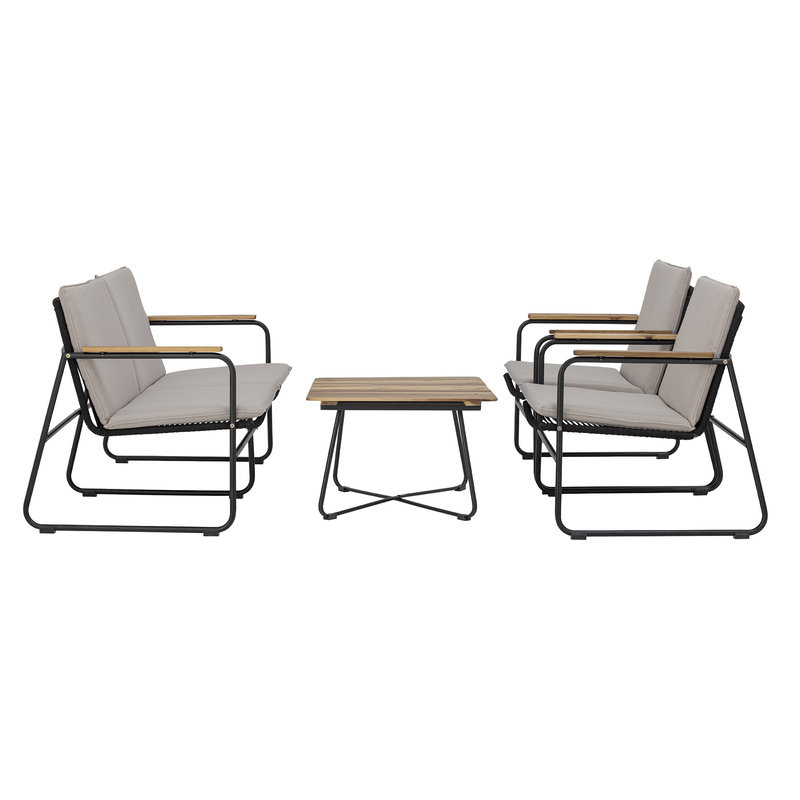 Bloomingville-collectie Hampton Sofa, Black, Metal