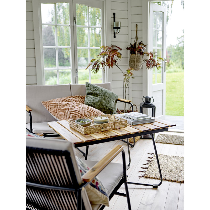 Bloomingville-collectie Hampton Sofa, Black, Metal