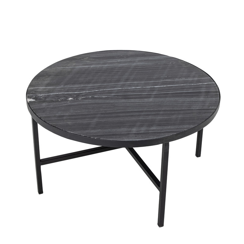 Bloomingville-collectie Marmeren salontafel Estelle grijs dia:76 cm