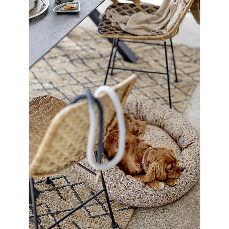 Bloomingville-collectie Vittoria Dog Cushion, Brown, Cotton