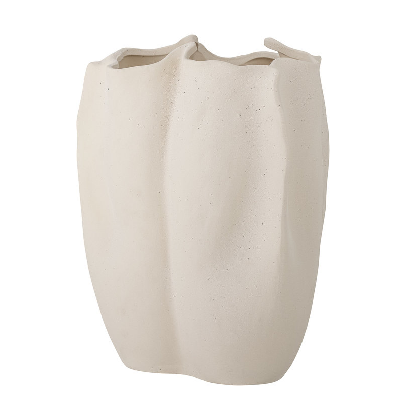 Bloomingville-collectie Elira Vase, Nature, Stoneware