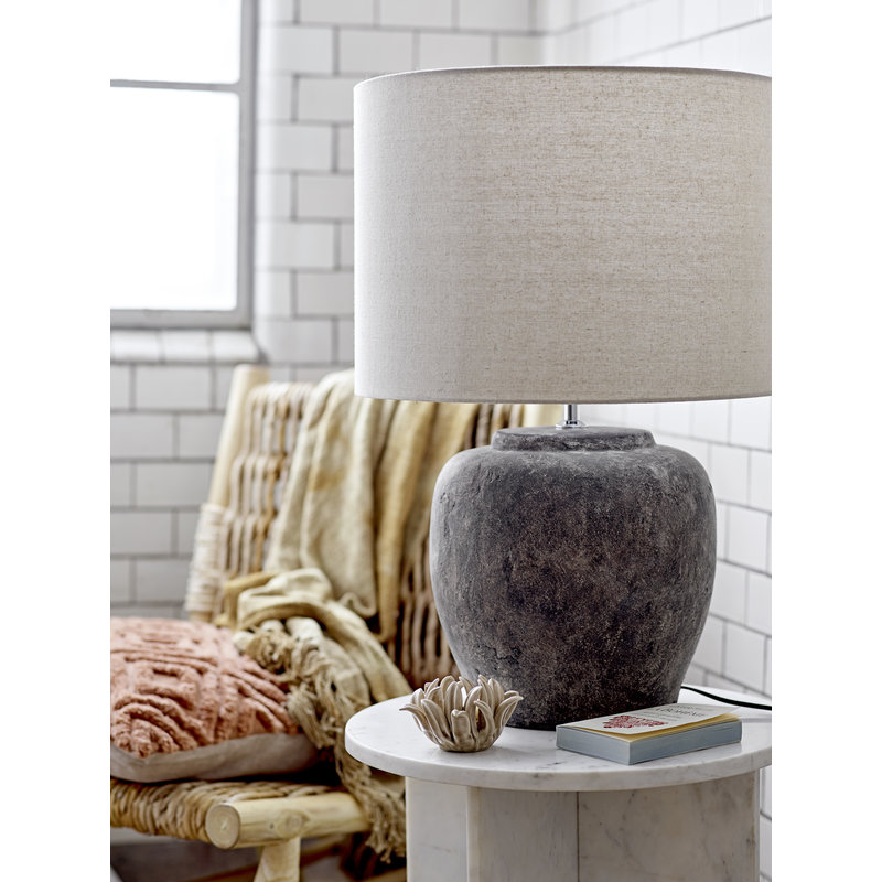 Bloomingville-collectie Isabelle Table lamp, Nature, Stoneware