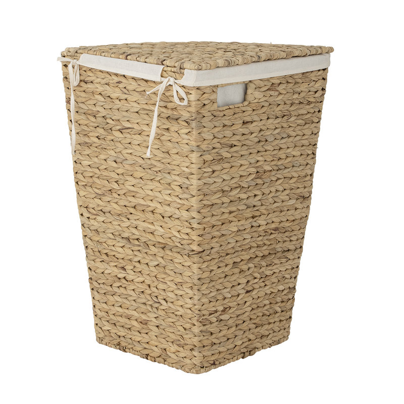 Bloomingville-collectie Soya Laundry Basket, Nature, Water Hyacinth