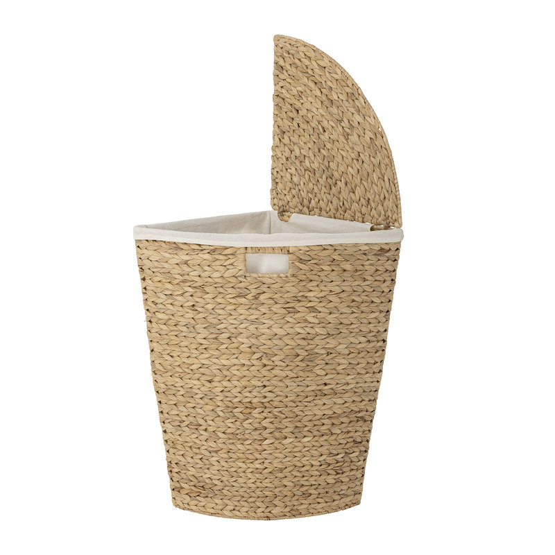 Bloomingville-collectie Soya Laundry Basket, Nature, Water Hyacinth