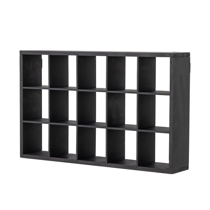 Bloomingville-collectie Olinn Shelf, Black, Firwood