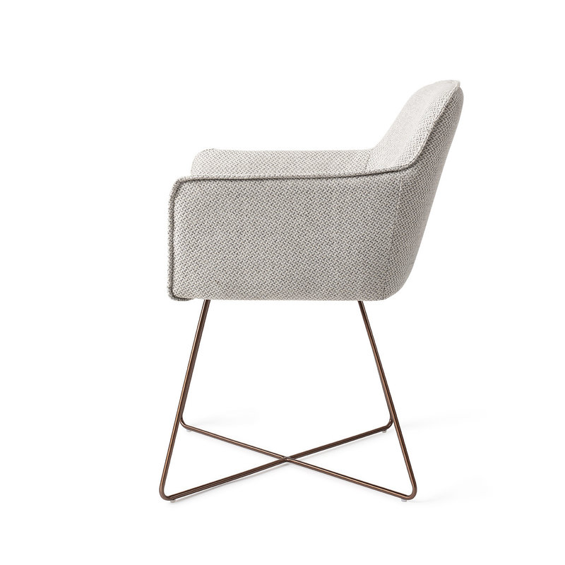 Jesper Home-collectie Hofu Eetkamerstoel - Checkers Charm, Cross Rose