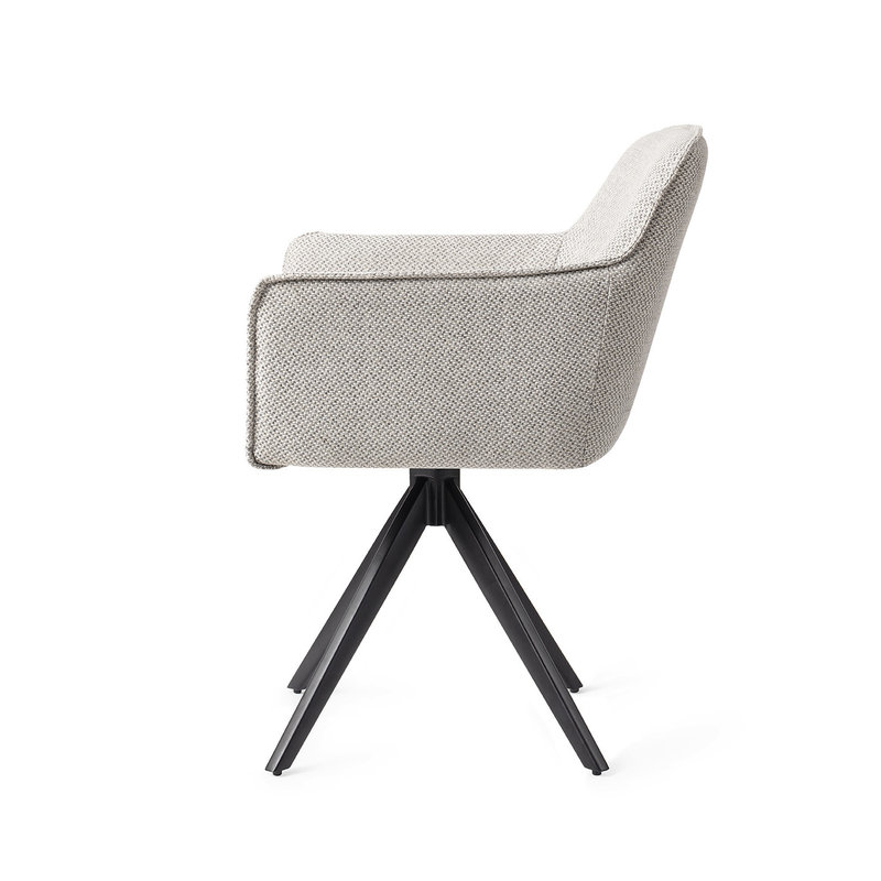 Jesper Home-collectie Hofu Eetkamerstoel - Checkers Charm, Turn Black