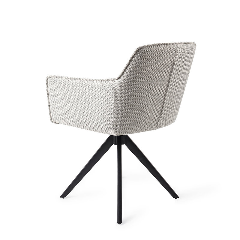 Jesper Home-collectie Hofu Eetkamerstoel - Checkers Charm, Turn Black
