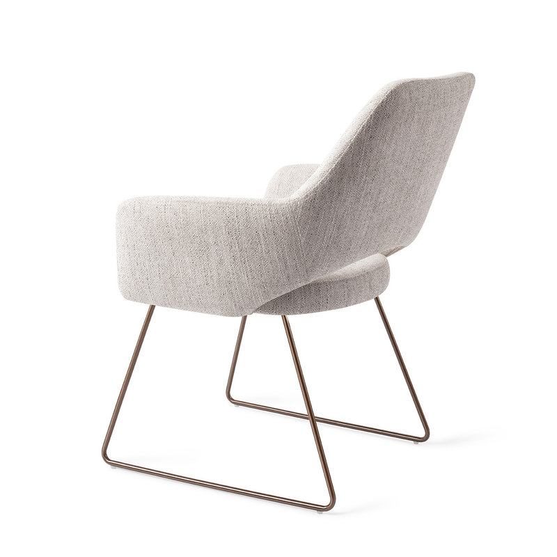 Jesper Home-collectie Yanai Eetkamerstoel - Pigeon, Slide Rose