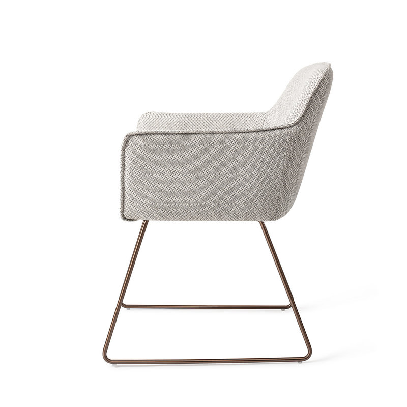 Jesper Home-collectie Hofu Eetkamerstoel - Checkers Charm, Slide Rose