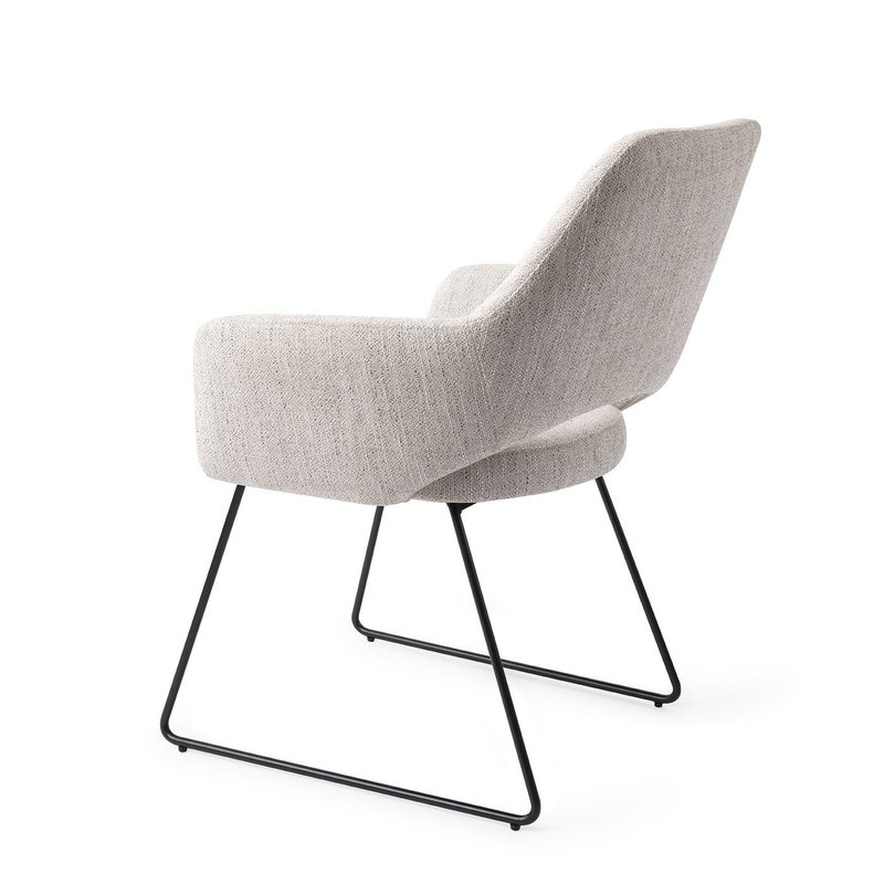 Jesper Home Yanai Eetkamerstoel - Pigeon, Slide Black