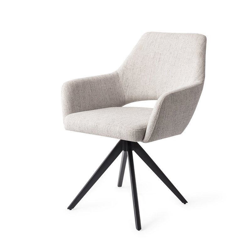 Jesper Home-collectie Yanai Eetkamerstoel - Pigeon, Turn Black