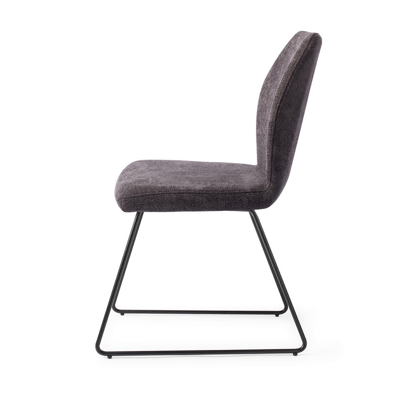Jesper Home-collectie Ikata Eetkamerstoel - Almost Black, Slide Black