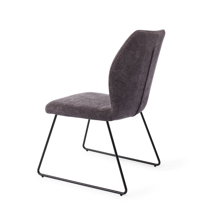 Jesper Home-collectie Ikata Eetkamerstoel - Almost Black, Slide Black