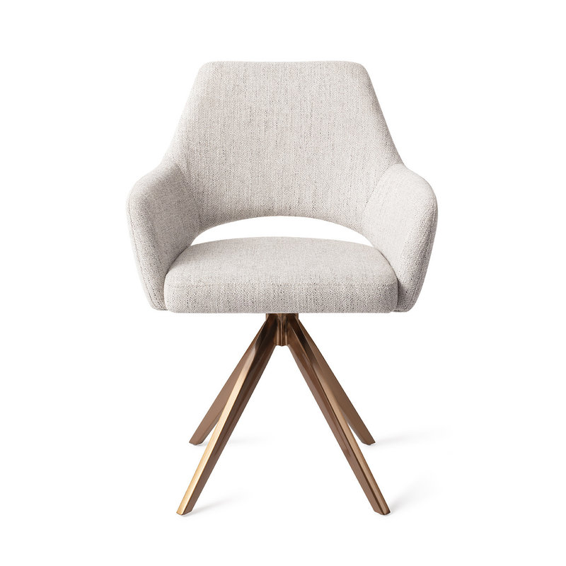 Jesper Home-collectie Yanai Eetkamerstoel - Pigeon, Turn Rose