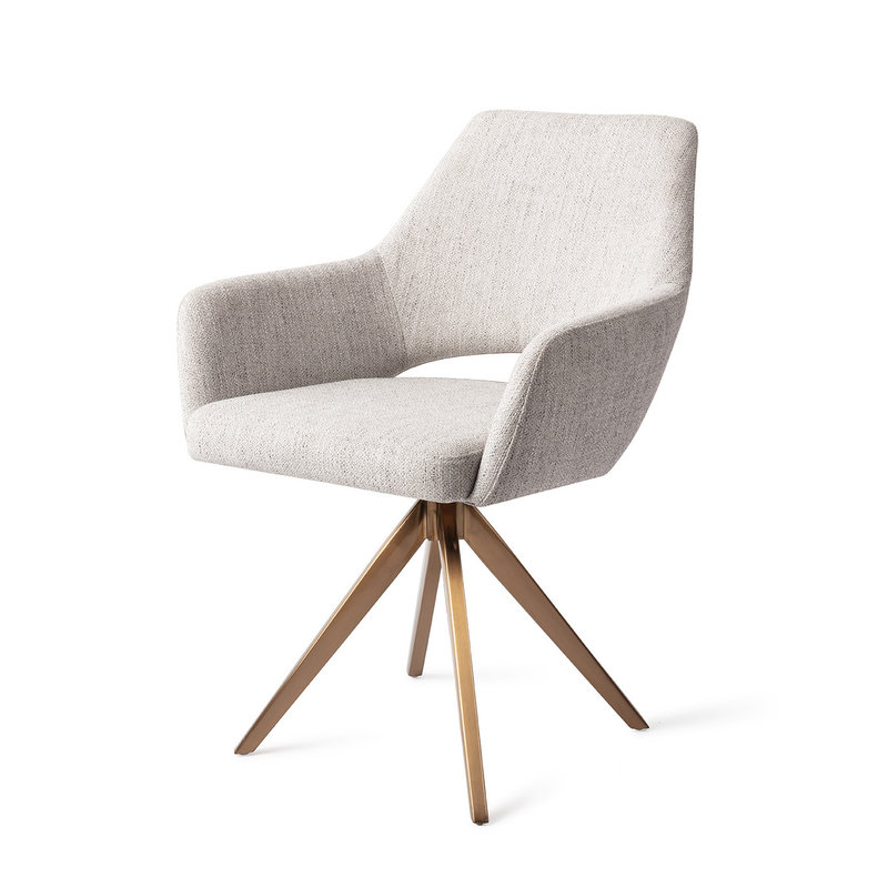 Jesper Home-collectie Yanai Eetkamerstoel - Pigeon, Turn Rose