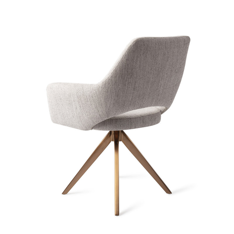 Jesper Home-collectie Yanai Eetkamerstoel - Pigeon, Turn Rose
