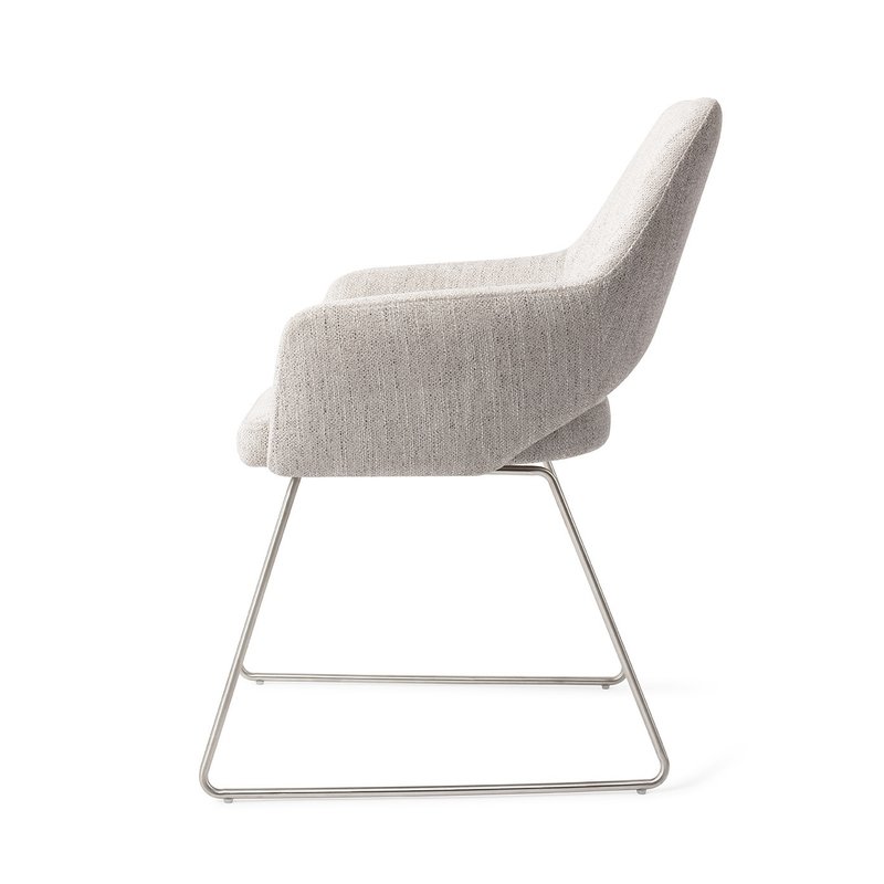 Jesper Home-collectie Yanai Eetkamerstoel - Pigeon, Cross Steel