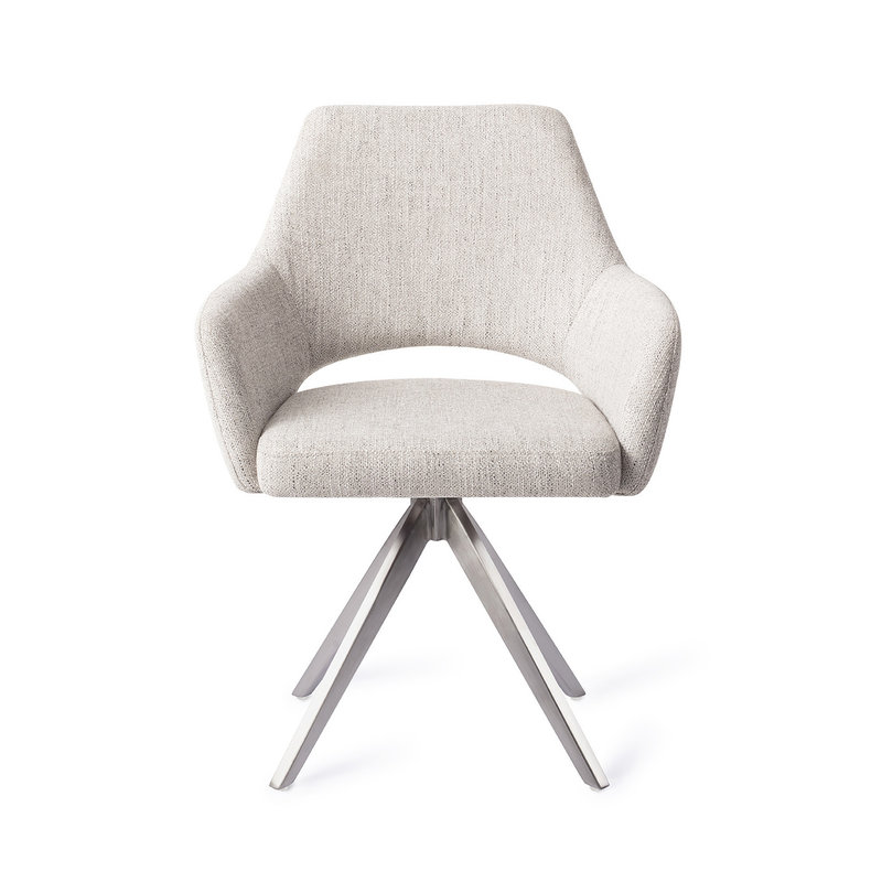 Jesper Home-collectie Yanai Eetkamerstoel - Pigeon, Turn  Steel