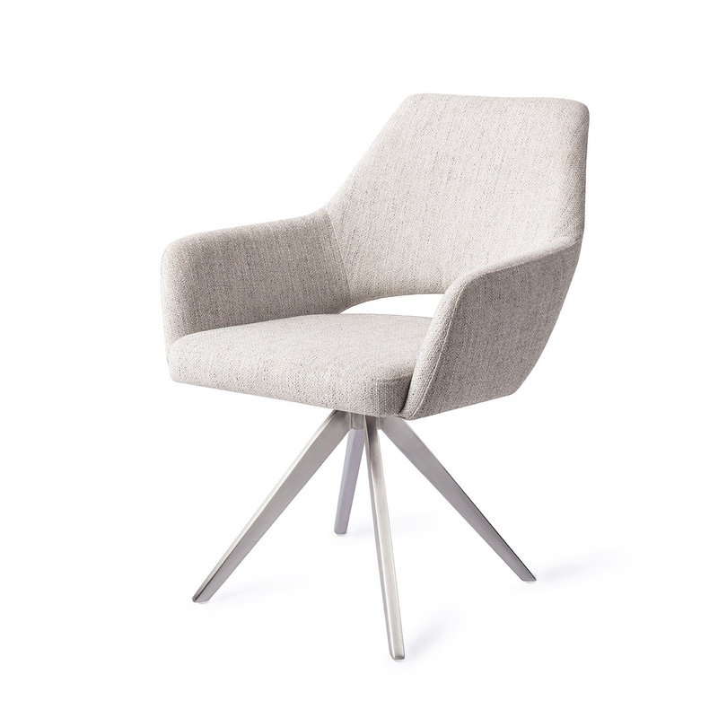 Jesper Home-collectie Yanai Eetkamerstoel - Pigeon, Turn  Steel