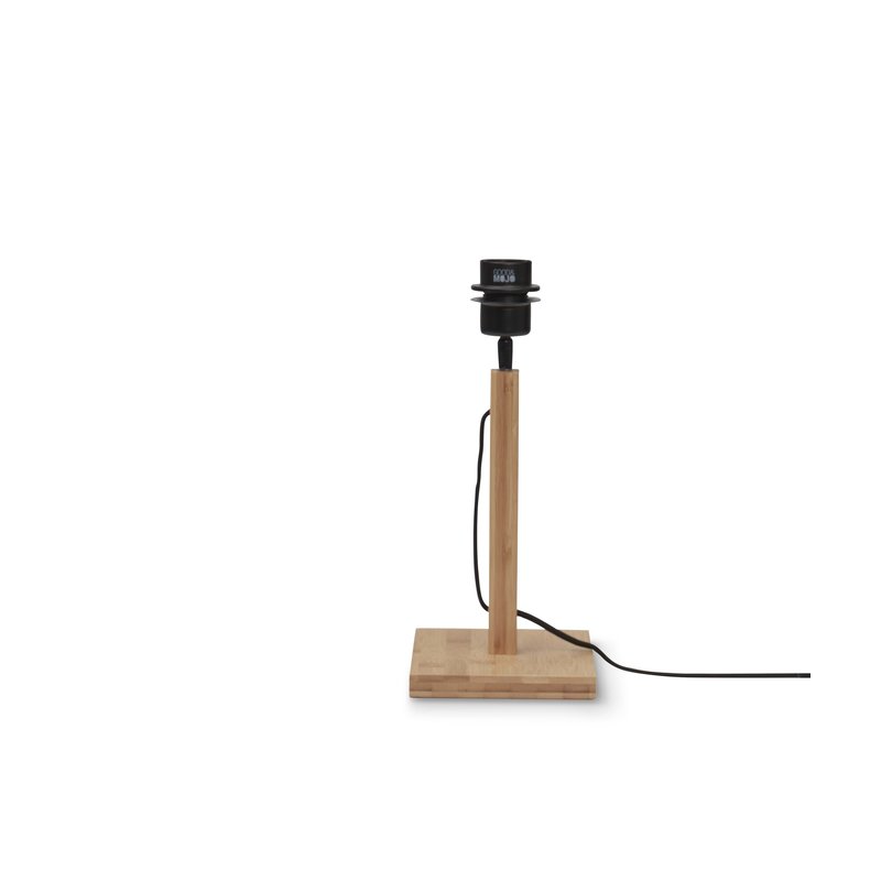 Good&Mojo-collectie Table lamp Bhutan bamboo nat. h.45cm/shade tube 18x25cm bl/nat.