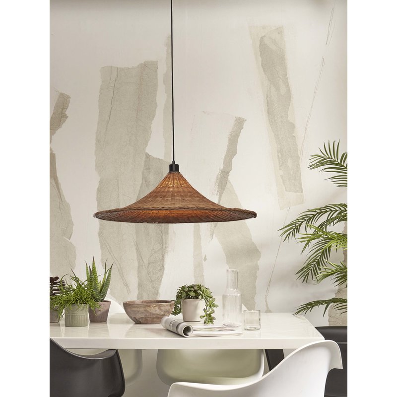 Good&Mojo-collectie Hanglamp Borabora rotan naturel L