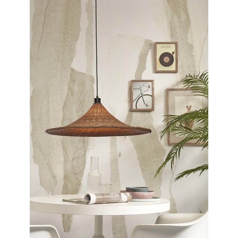 Good&Mojo-collectie Hanglamp Borabora rotan naturel L