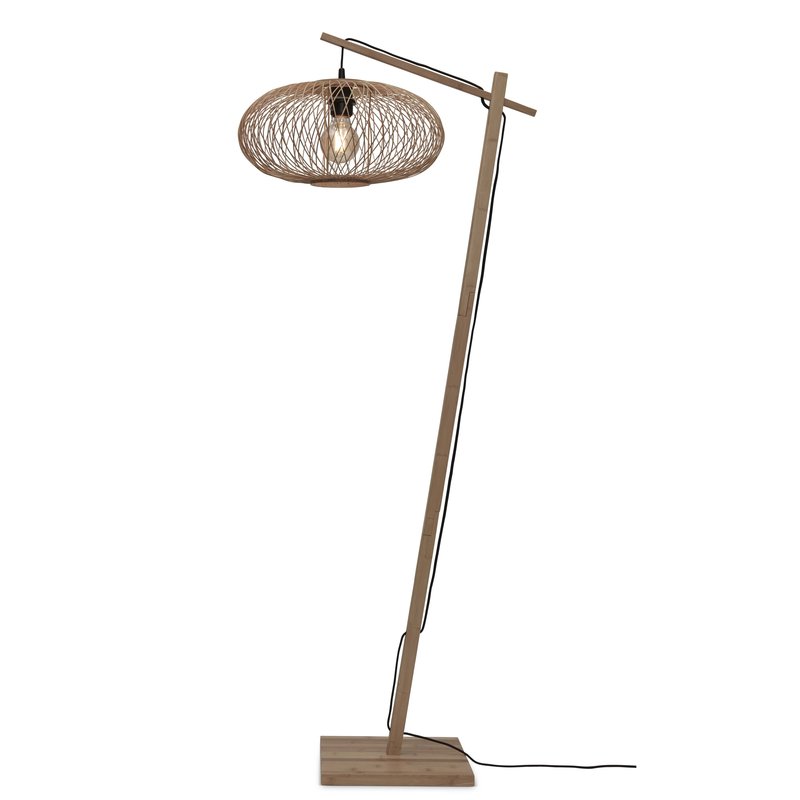 Good&Mojo-collectie Vloerlamp Cango bamboe naturel/naturel S