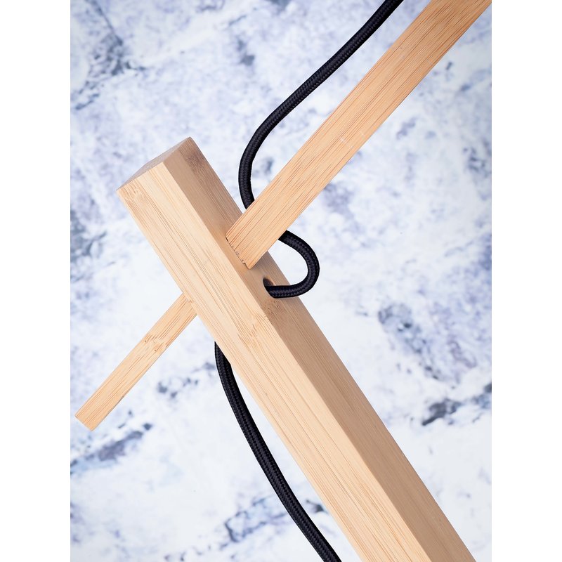 Good&Mojo-collectie Floor lamp Cango S bamboo nat. h.150cm/shade dia.40x20cm. nat.