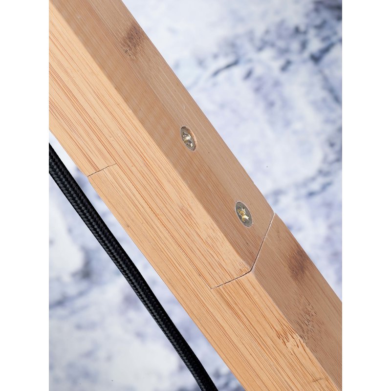 Good&Mojo-collectie Floor lamp Cango S bamboo nat. h.150cm/shade dia.40x20cm. nat.