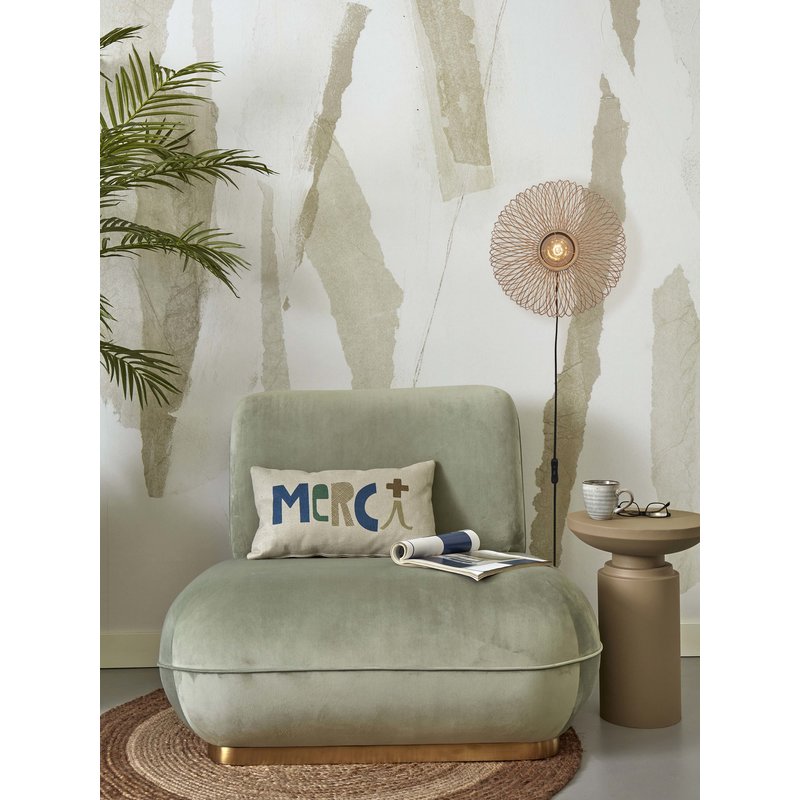 Good&Mojo-collectie Wall lamp Cango bamboo ellipse S dia.40x20cm. natural