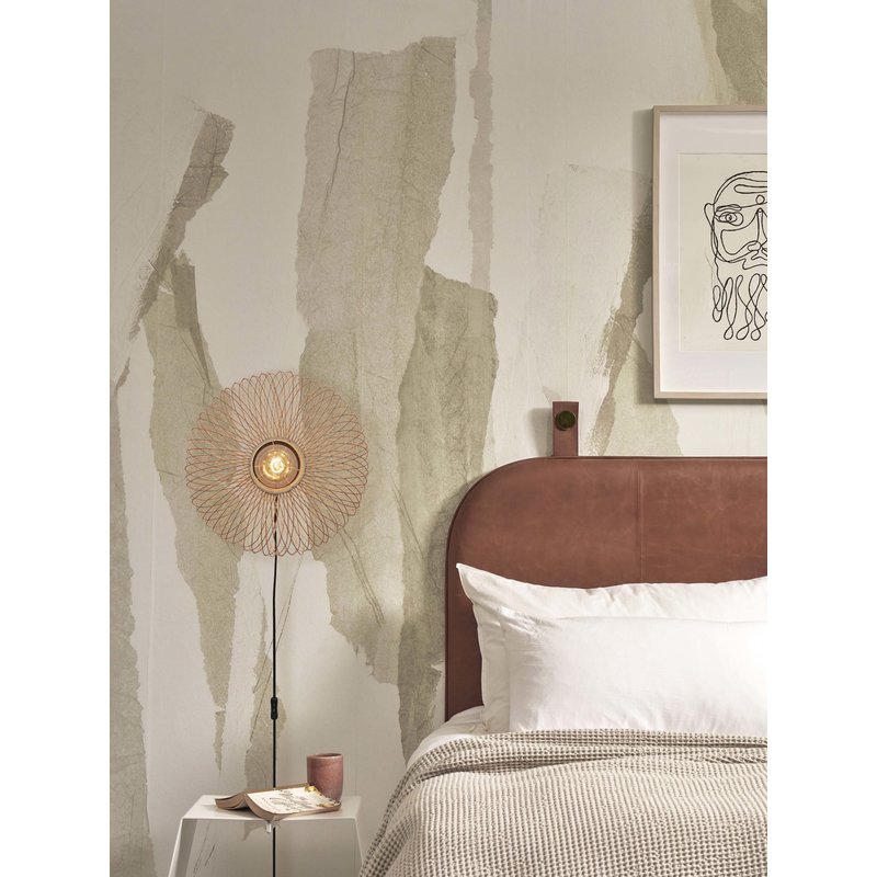Good&Mojo-collectie Wall lamp Cango bamboo ellipse S dia.40x20cm. natural