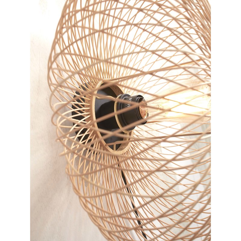 Good&Mojo-collectie Wandlamp Cango bamboe naturel S