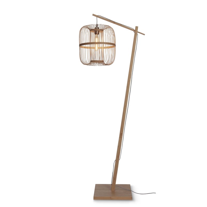 Good&Mojo-collectie Floor lamp Hokkaido L bamboo nat. h.176cm/shade h.38x25cm. nat.