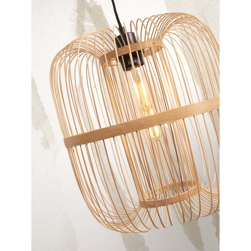 Good&Mojo-collectie Vloerlamp Hokkaido bamboe naturel/naturel L