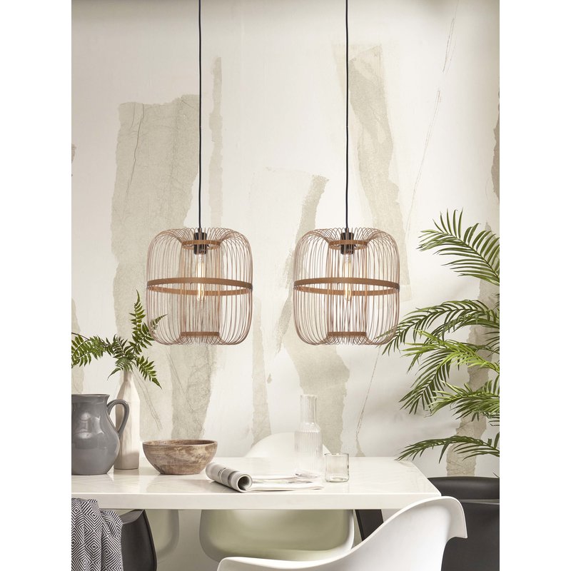 Good&Mojo-collectie Hanglamp Hokkaido bamboe naturel L