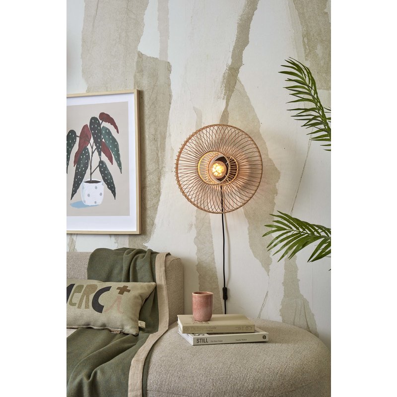 Good&Mojo-collectie Wandlamp Hokkaido bamboe naturel