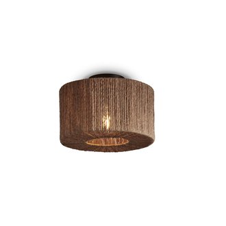 Good&Mojo Ceiling lamp Iguazu jute round/straight S dia.30xh.16cm. natural