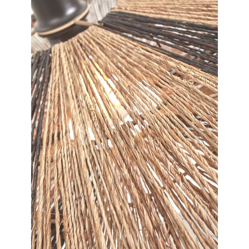 Good&Mojo-collectie Floor lamp Iguazu L bamboo nat. h.176cm/shade 55x14cm jute. bl/natural